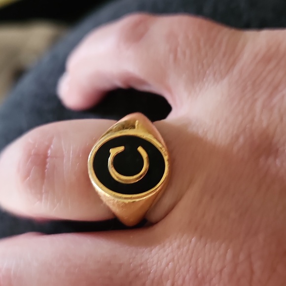 Argento Vivo Signet Ring/ Letter “C” - Picture 5 of 6